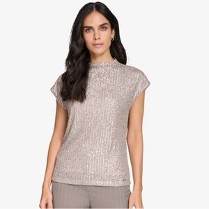 Calvin Klein Sequin Top / Size Small